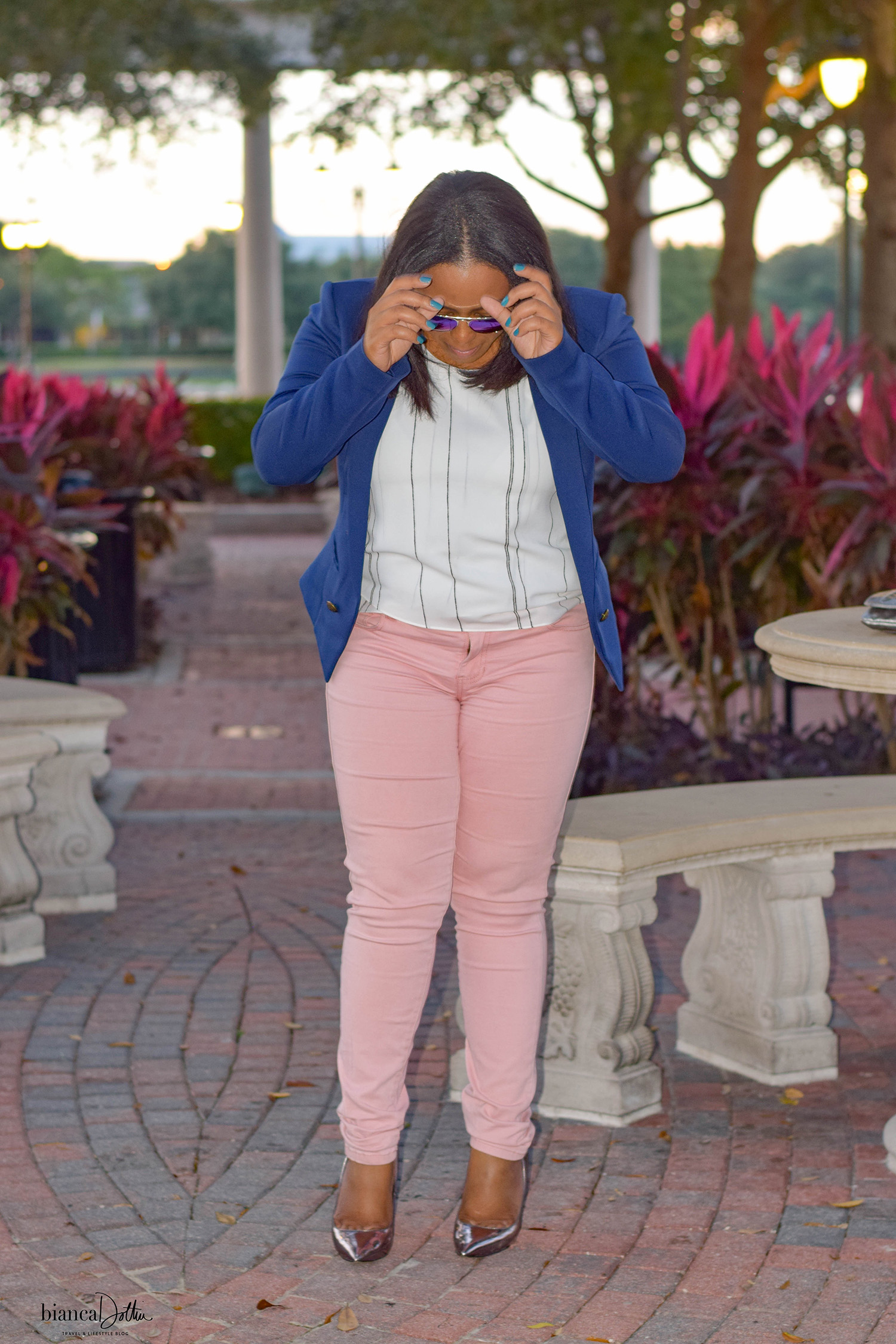 Tips for Styling Blush Jeans - Bianca Dottin - Orlando Fashion Blogger