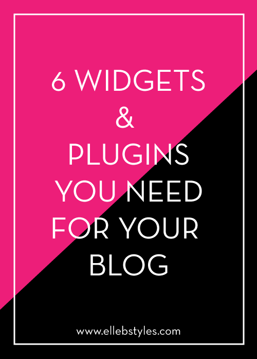 Blog Plugins & Widgets You Need For Your WordPress Blog