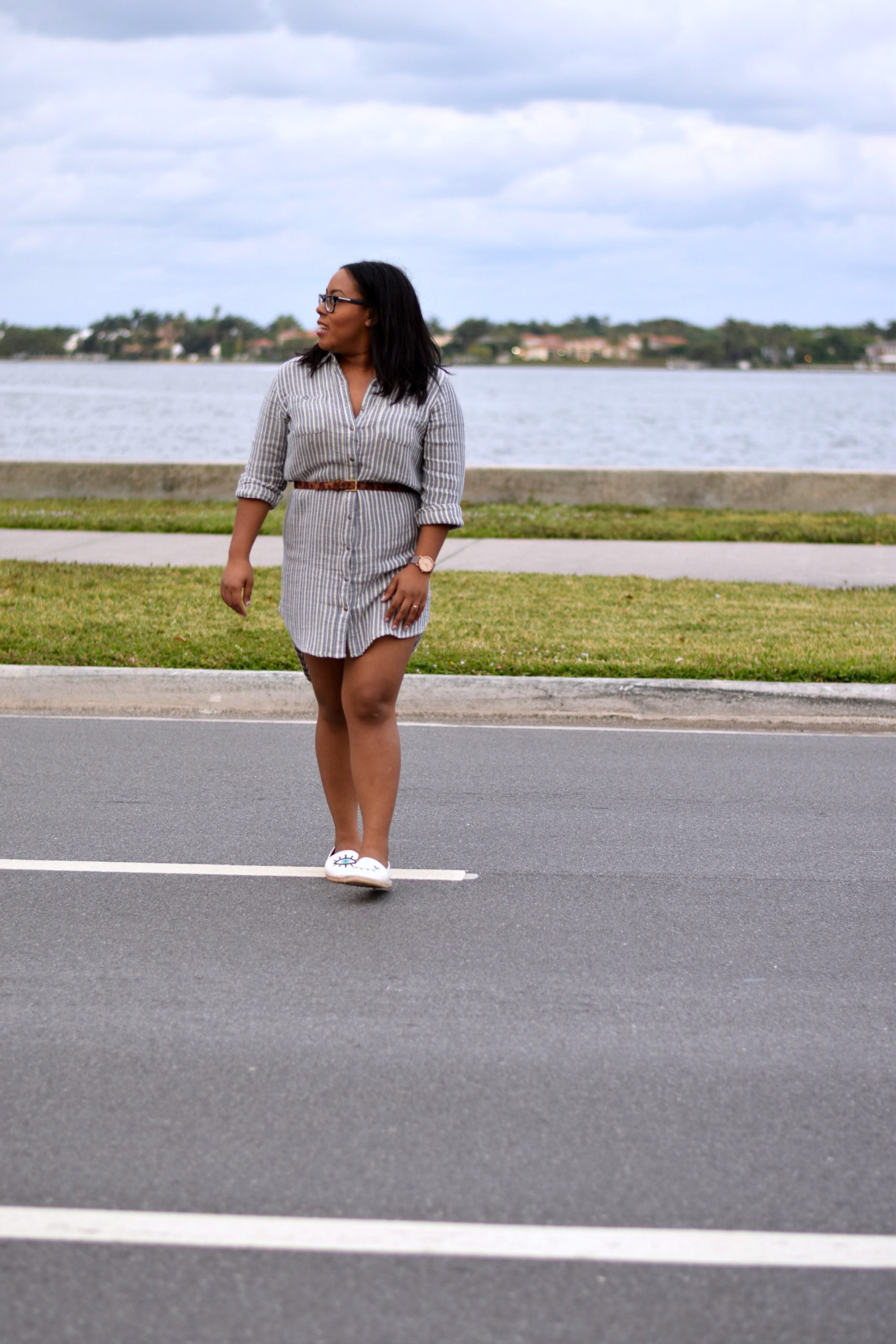 Striped Shirt Dress | Bianca Dottin