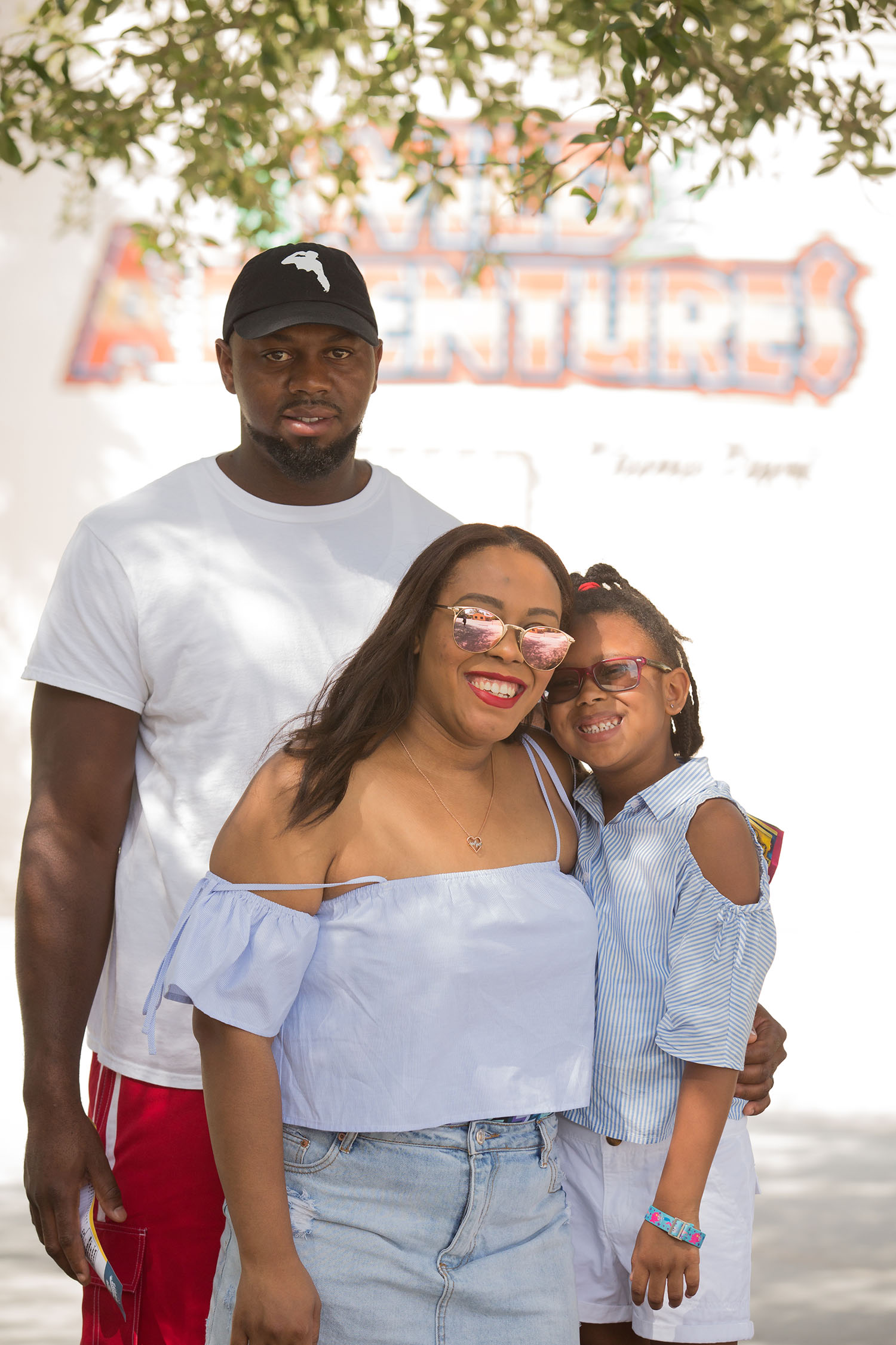 Lifestyle blogger Bianca Dottin and her family in a Wild Adventures Travel Guide Wild Adventures Travel Guide - Bianca Dottin