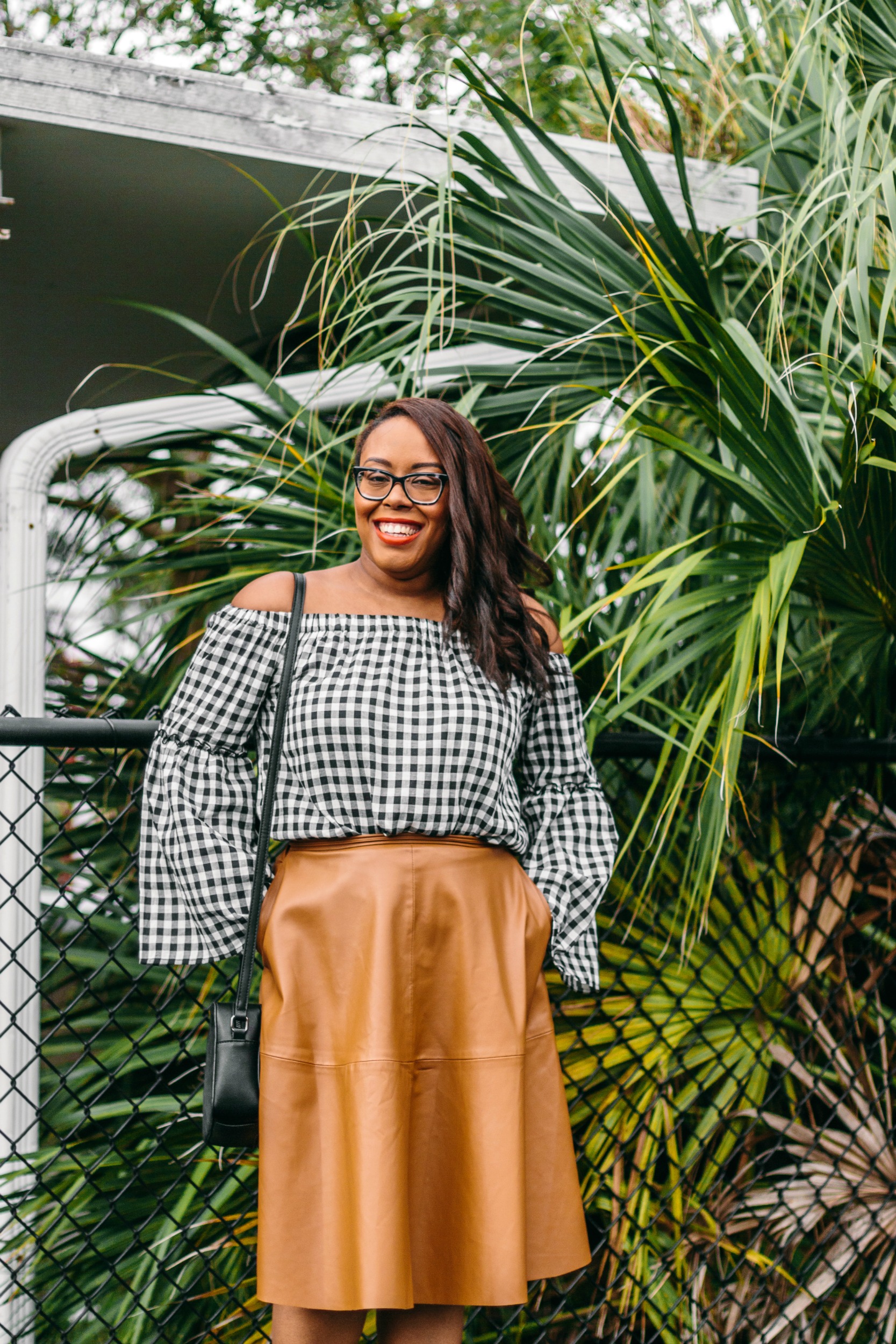 Leather and Gingham | Bianca Dottin