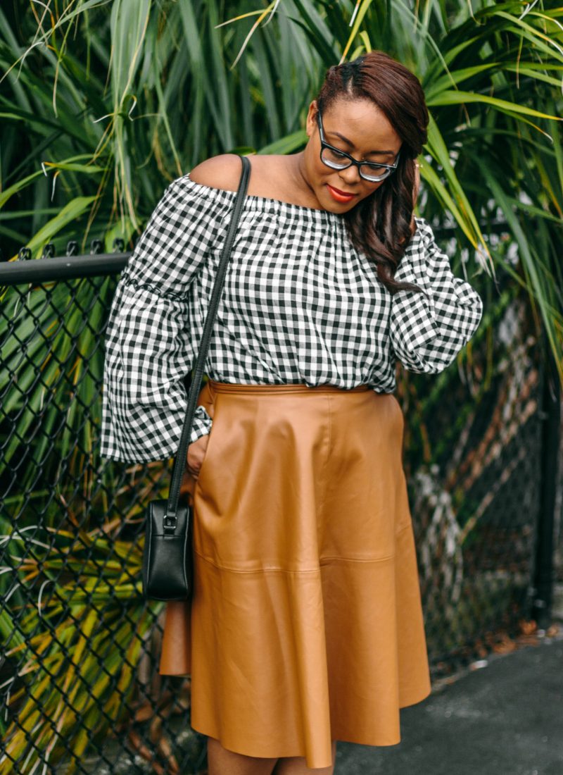 Leather and Gingham | Bianca Dottin