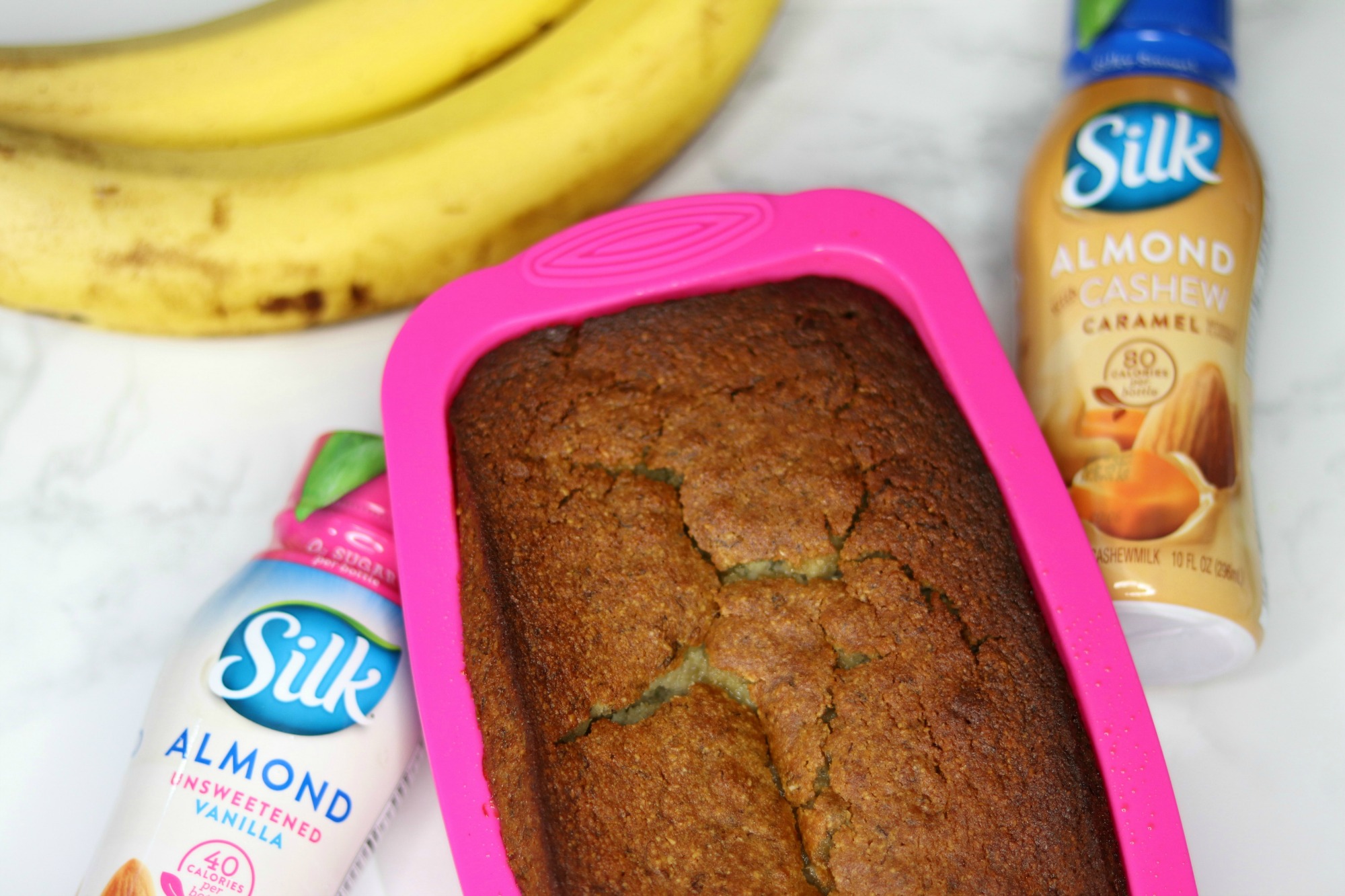 Dairy Free Cashew Caramel Banana Bread