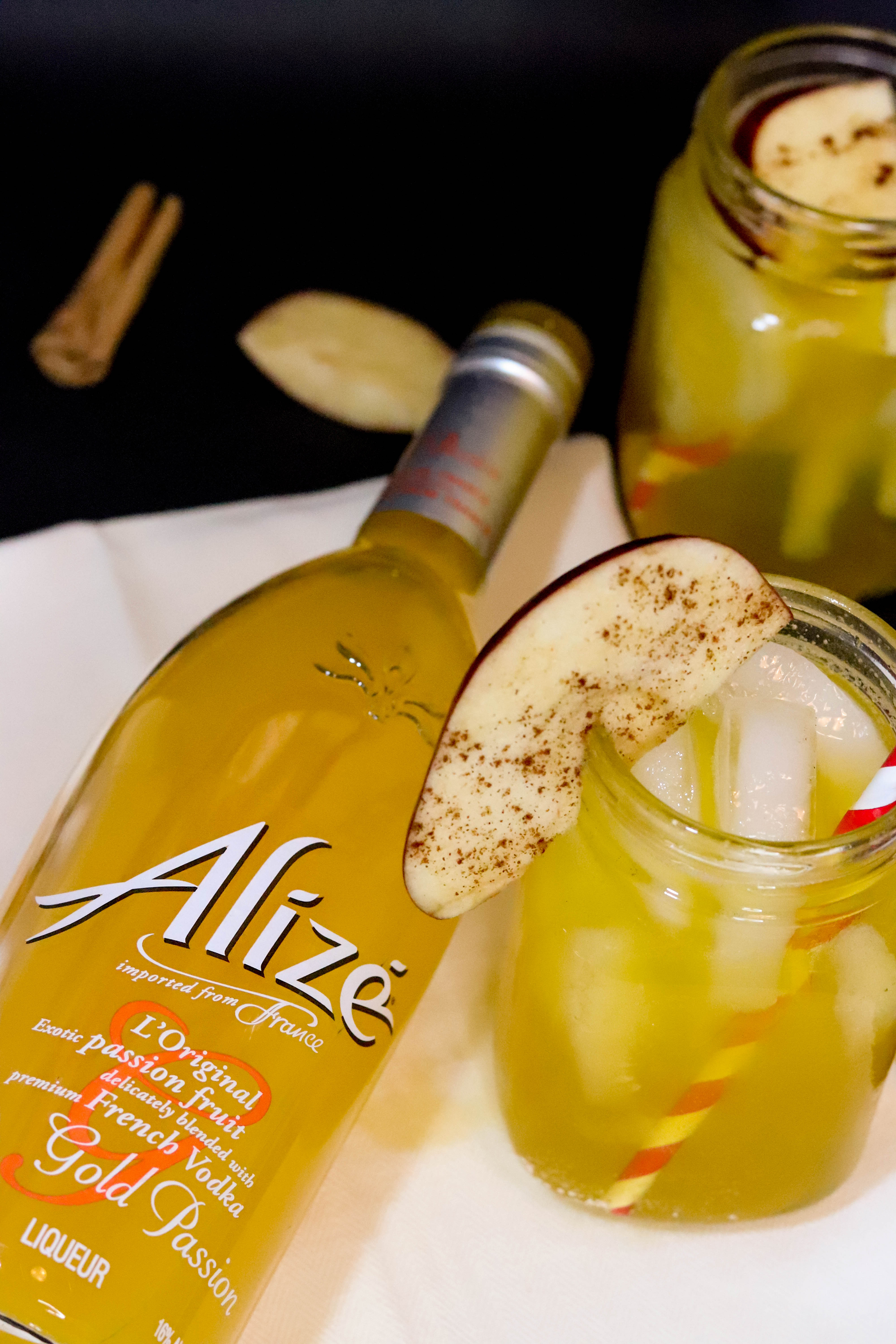 Passionfruit Apple Cider Cocktail | Bianca Dottin