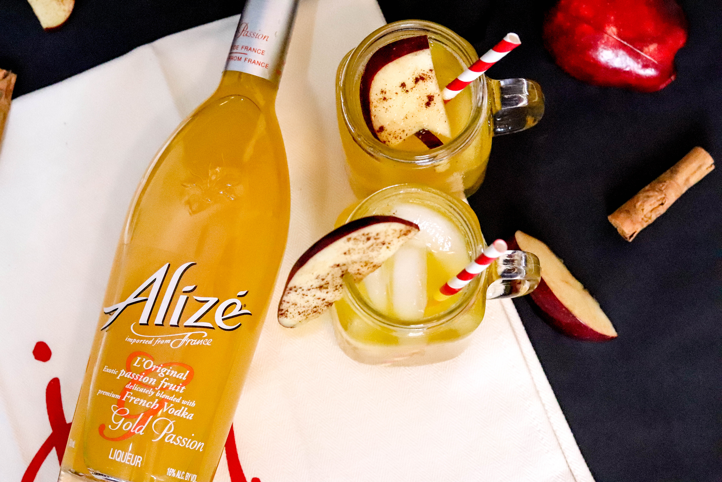 Passionfruit Apple Cider Cocktail | Bianca Dottin