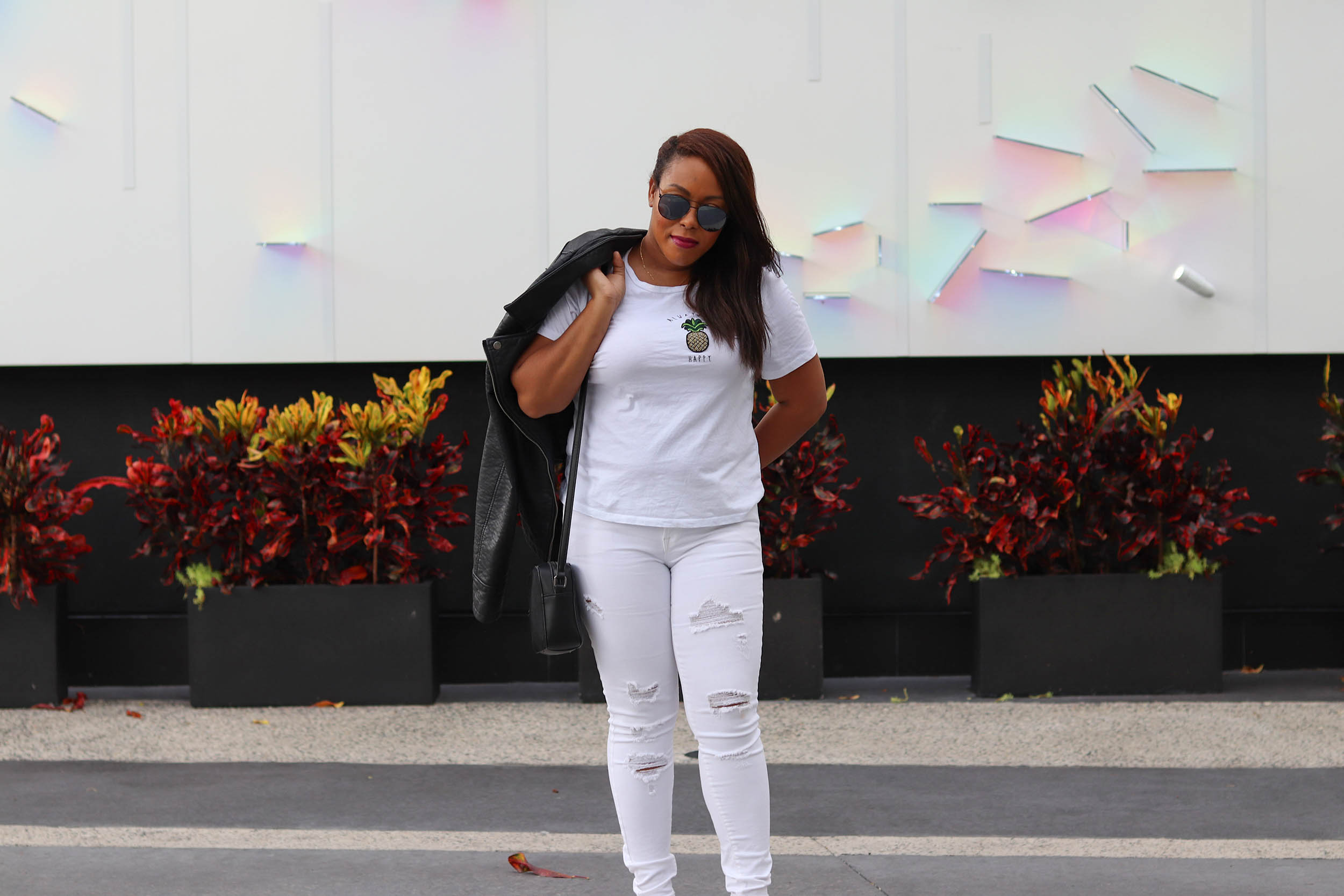 Black Faux Leather Jacket Fall Wardrobe Staple | Bianca Dottin