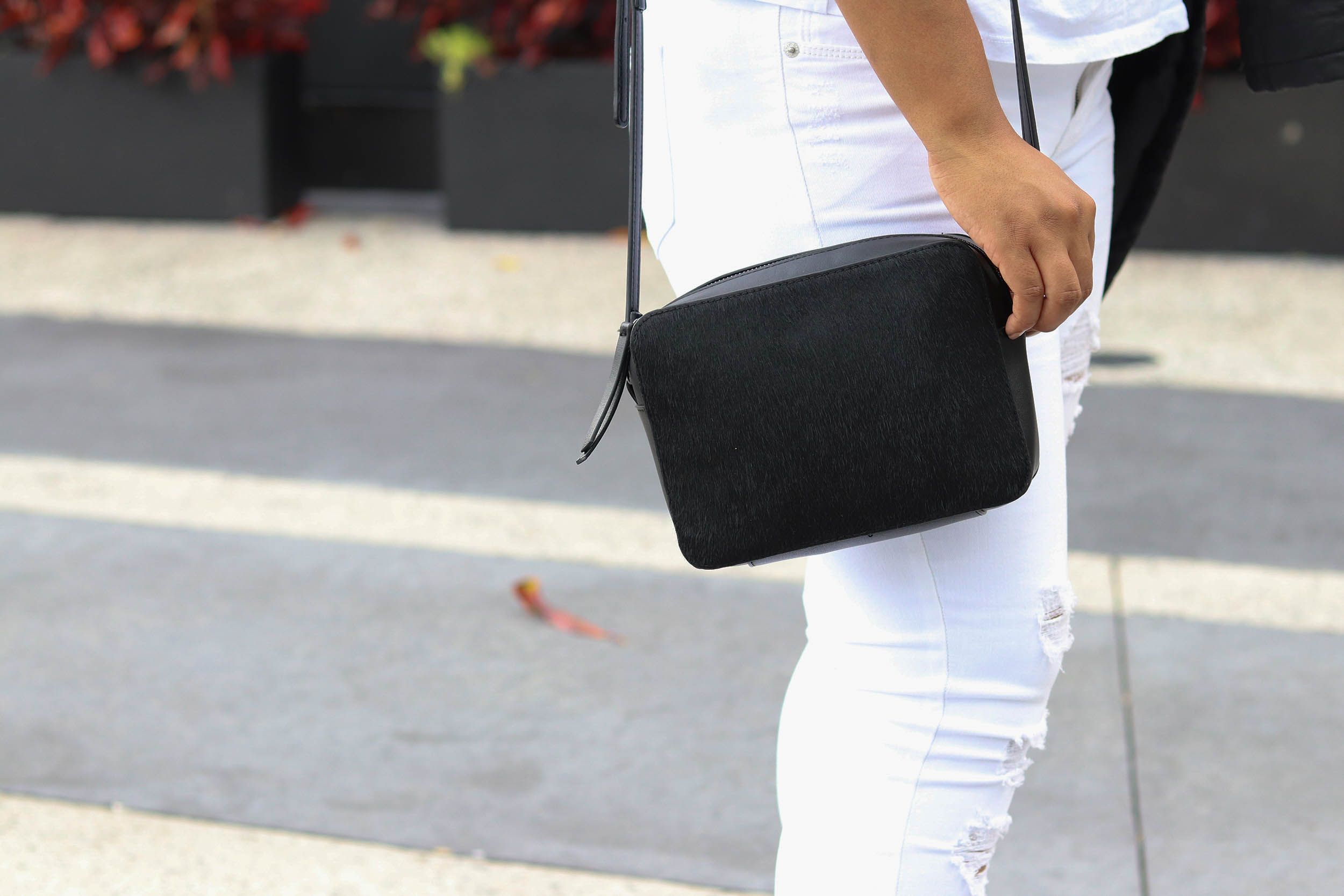 Black Faux Leather Jacket Fall Wardrobe Staple | Bianca Dottin