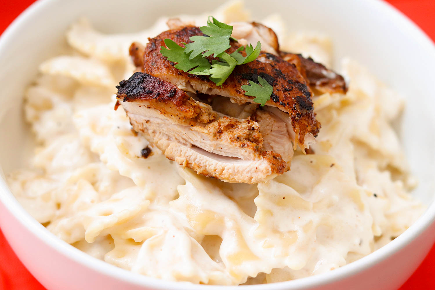 Creamy Jerk Chicken Pasta - Bianca Dottin