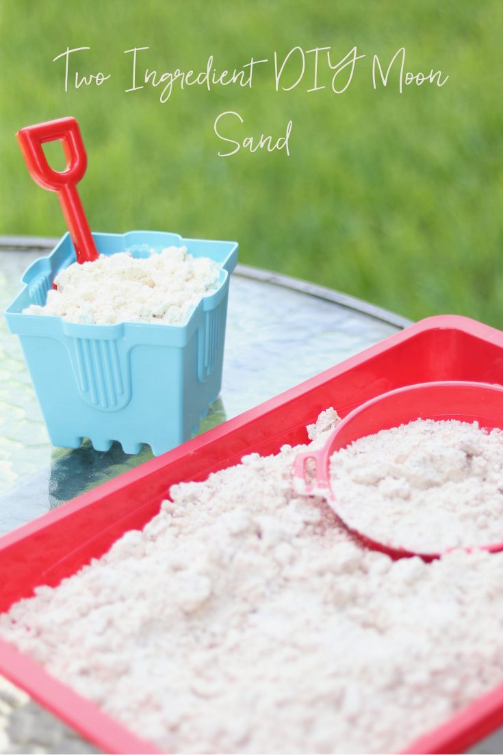 Two Ingredient DIY Moon Sand - Bianca Dottin - Orlando Mom Blogger