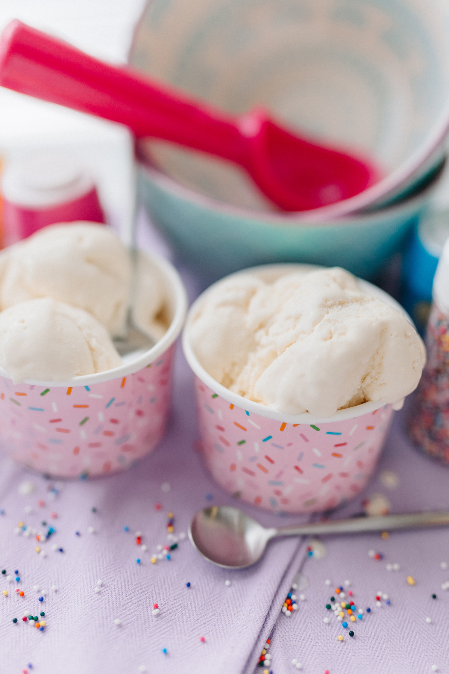 no churn vanilla ice cream