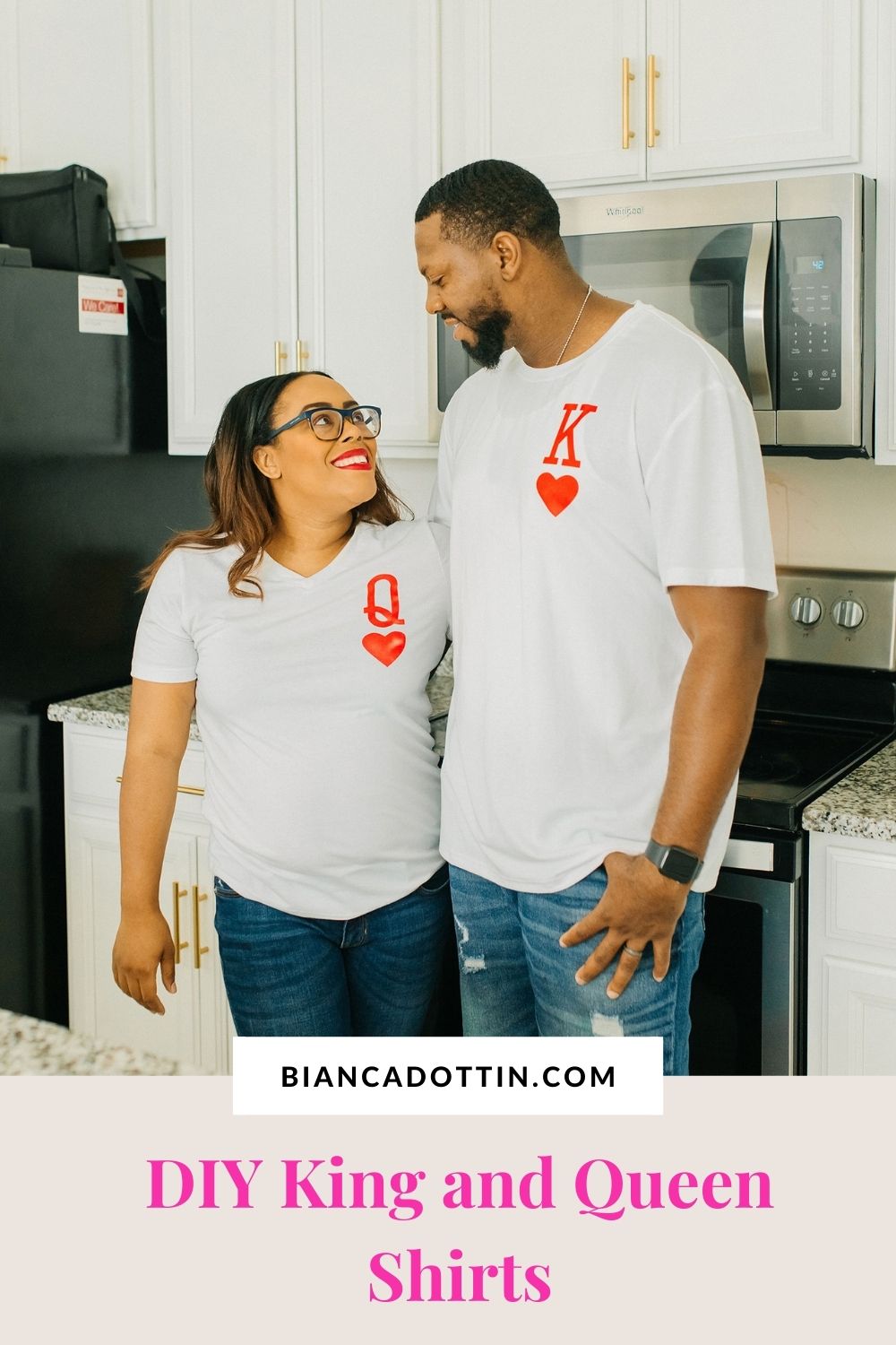 DIY King and Queen Shirts