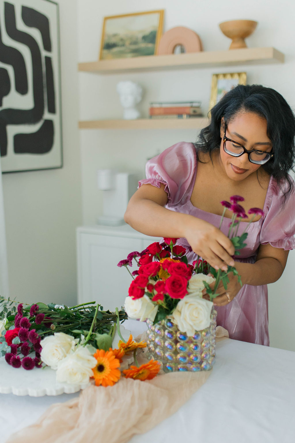 diy floral arrangement