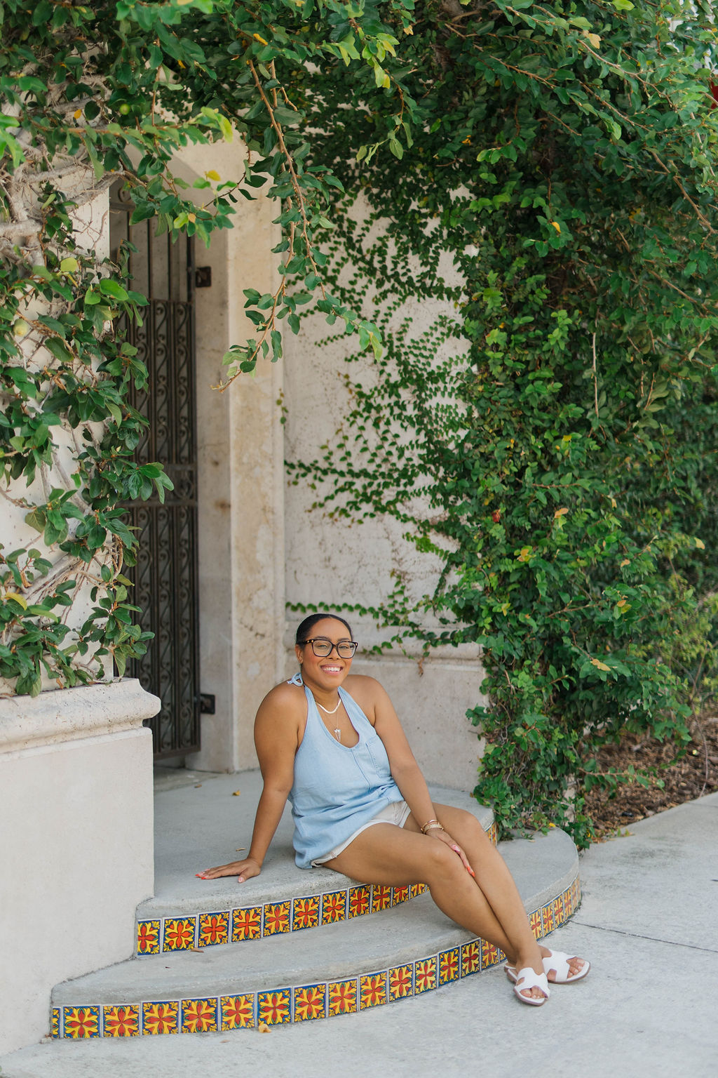 denim halter top trend for summer