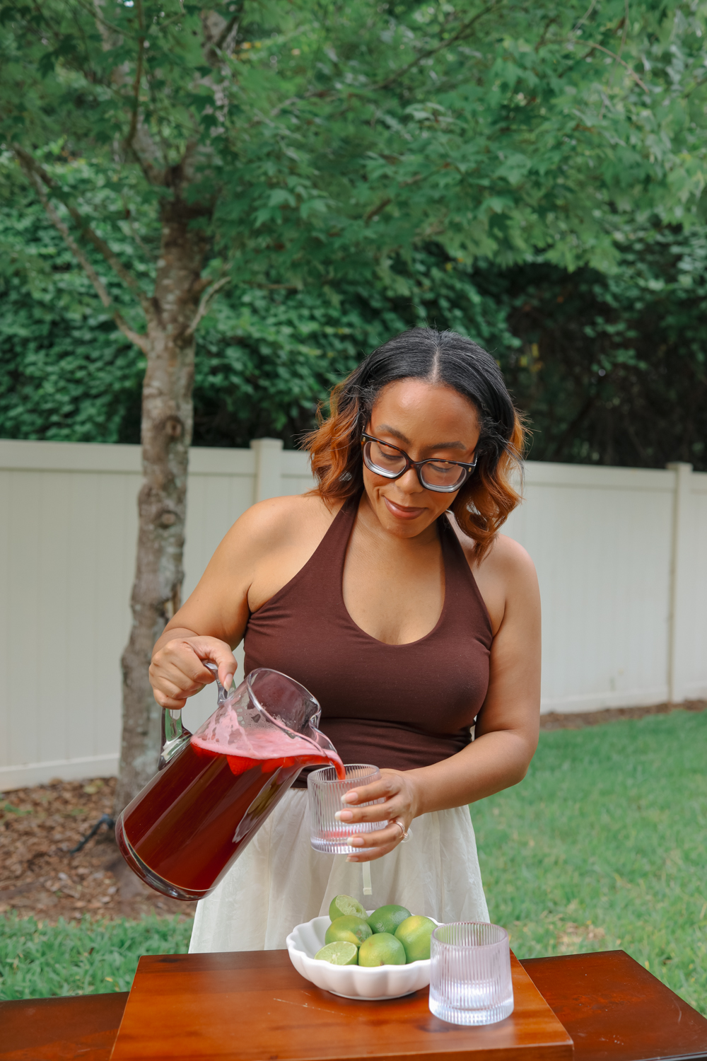 Strawberry Hibiscus Spritz Mocktail